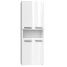 Bathroom cabinet NEL DK 60 cm white gloss